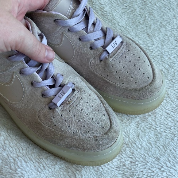 Nike Air Force 1 Low Sage LX Violet Mist Purple Lace up AR5409-500 - Picture 8 of 11